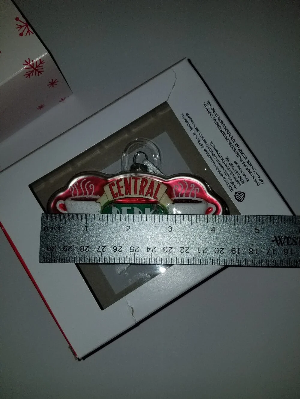 Friends Christmas Tree Ornament Classic Retro Central Perk Coffee Design
